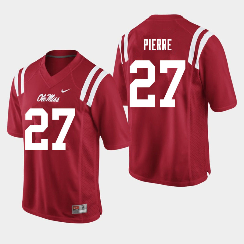 Brandon Pierre Ole Miss Rebels NCAA Men's Red #27 Stitched Limited College Football Jersey XAP2258IR